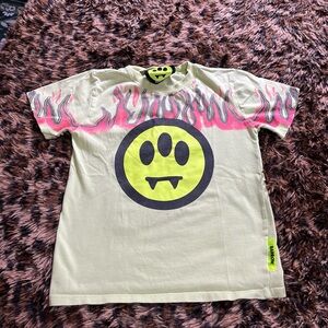 Flame Graphic Tee - Yellow